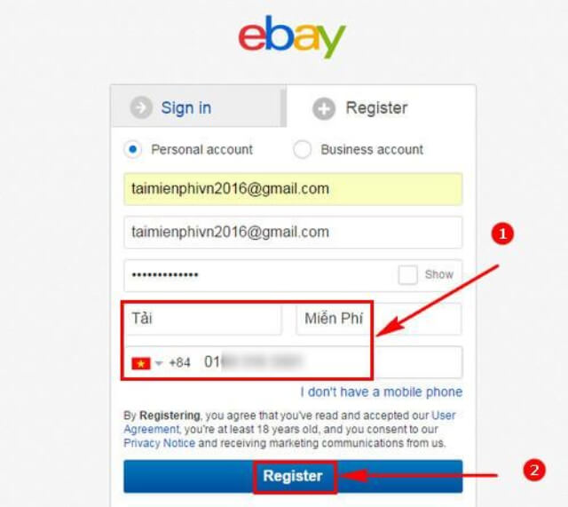 cách list hàng lên ebay